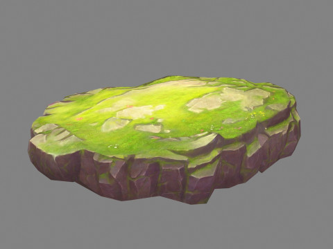 Moss boulders - rock - stone 3Dモデル