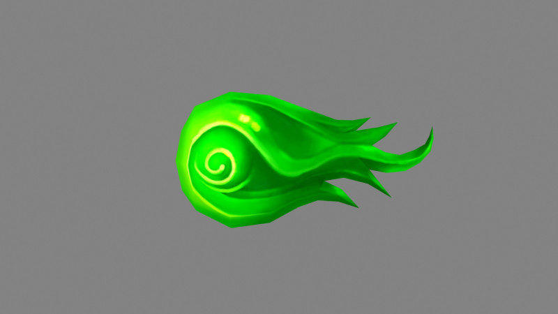 Spellcaster Skill - Poison ball - Game Skills - toxic 3D Модель .c4d .max .obj .3ds .fbx .stl .blend 