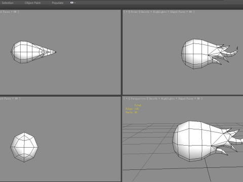Spellcaster Skill - Poison ball - Game Skills - toxic 3D Модель