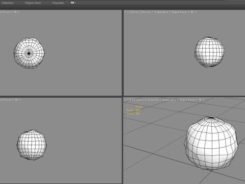 Fireball - Skill - Burning stone - Magma stone - molten rock 3D Model