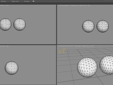 Cartoon mud balls - iceball and Fireball - Magical Eyes 3Dモデル
