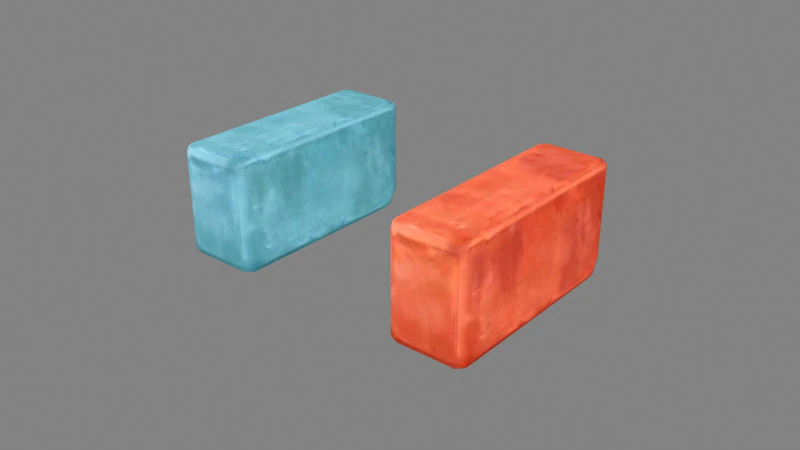 Cartoon bricks 3D Model .c4d .max .obj .3ds .fbx .stl .blend