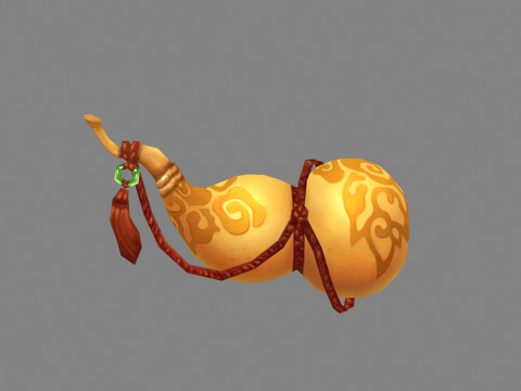Cartoon Gourd Mount 3D Model
