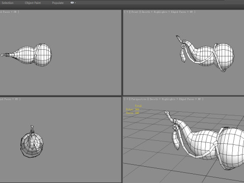 Supporto per zucca dei cartoni animati Modello 3D