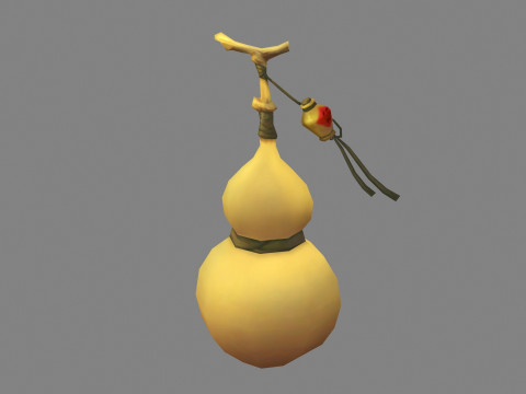 Cartoon Gourd 3D Model