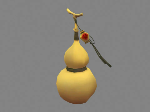 Cartoon Gourd 3D Model