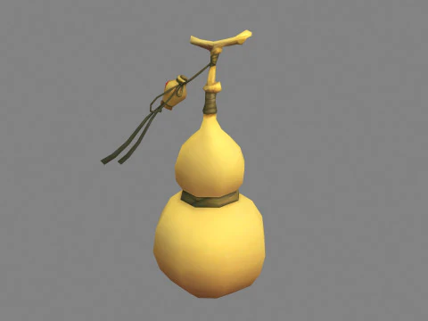 Cartoon Gourd 3D Model
