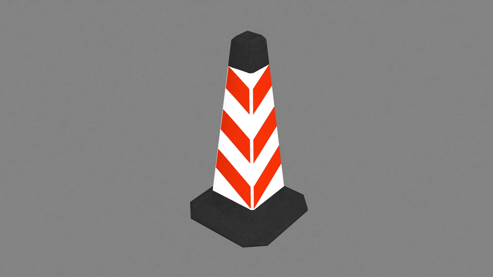 Traffic cone 3D Model .c4d .max .obj .3ds .fbx .stl .blend 