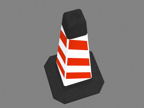 Traffic cone Modello 3D