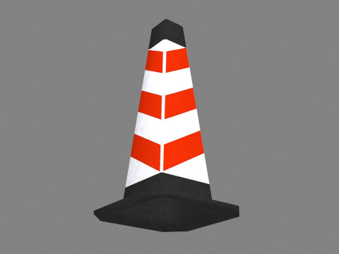 Traffic cone Modello 3D