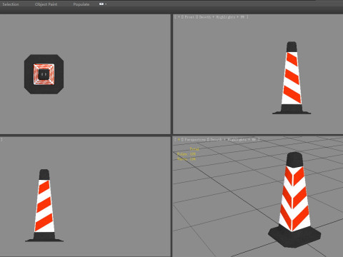 Traffic cone Modello 3D