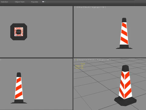 Traffic cone 3D Model