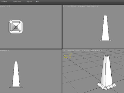 Traffic cone Modello 3D