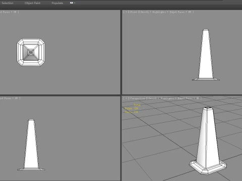 Traffic cone 3D Model