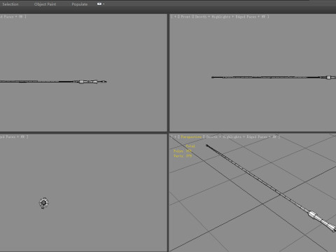 Cartoon whip Modelo 3D