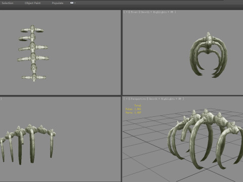 Animal skeleton - Dinosaur bones 3D Модель