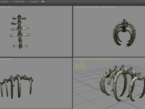 Animal skeleton - Dinosaur bones 3D Модель