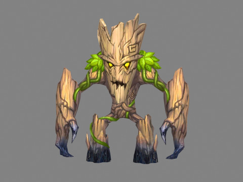 Little dryad - Tree monster 3Dモデル