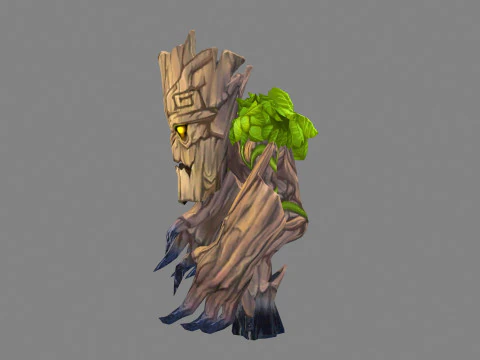 Little dryad - Tree monster 3D Model