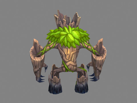 Little dryad - Tree monster 3Dモデル