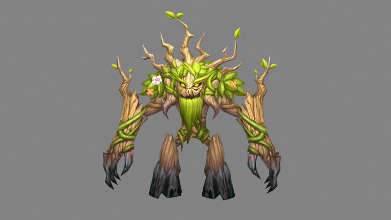 Old dryad - Tree monster Modello 3D .c4d .max .obj .3ds .fbx .stl .blend 