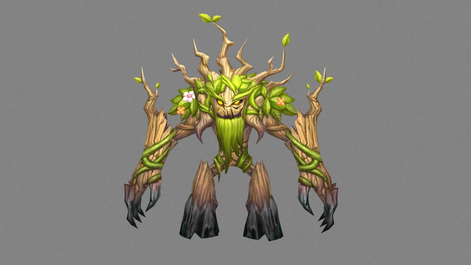 Old dryad - Tree monster 3D Model .c4d .max .obj .3ds .fbx .stl .blend 