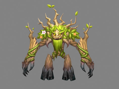 Old dryad - Tree monster Modelo 3D