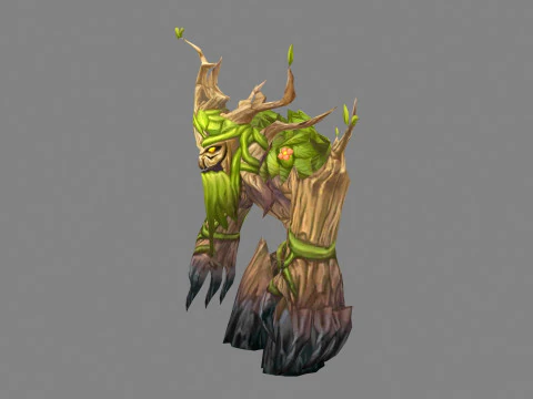 Old dryad - Tree monster 3D Model