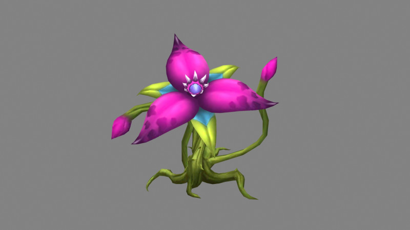 Flower Fairy - Thorns monster Modello 3D .c4d .max .obj .3ds .fbx .stl .blend 