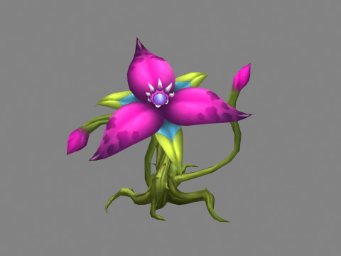 Flower Fairy - Thorns monster 3D मॉडल