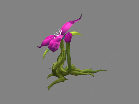 Flower Fairy - Thorns monster Modello 3D