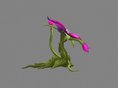 Flower Fairy - Thorns monster Modello 3D