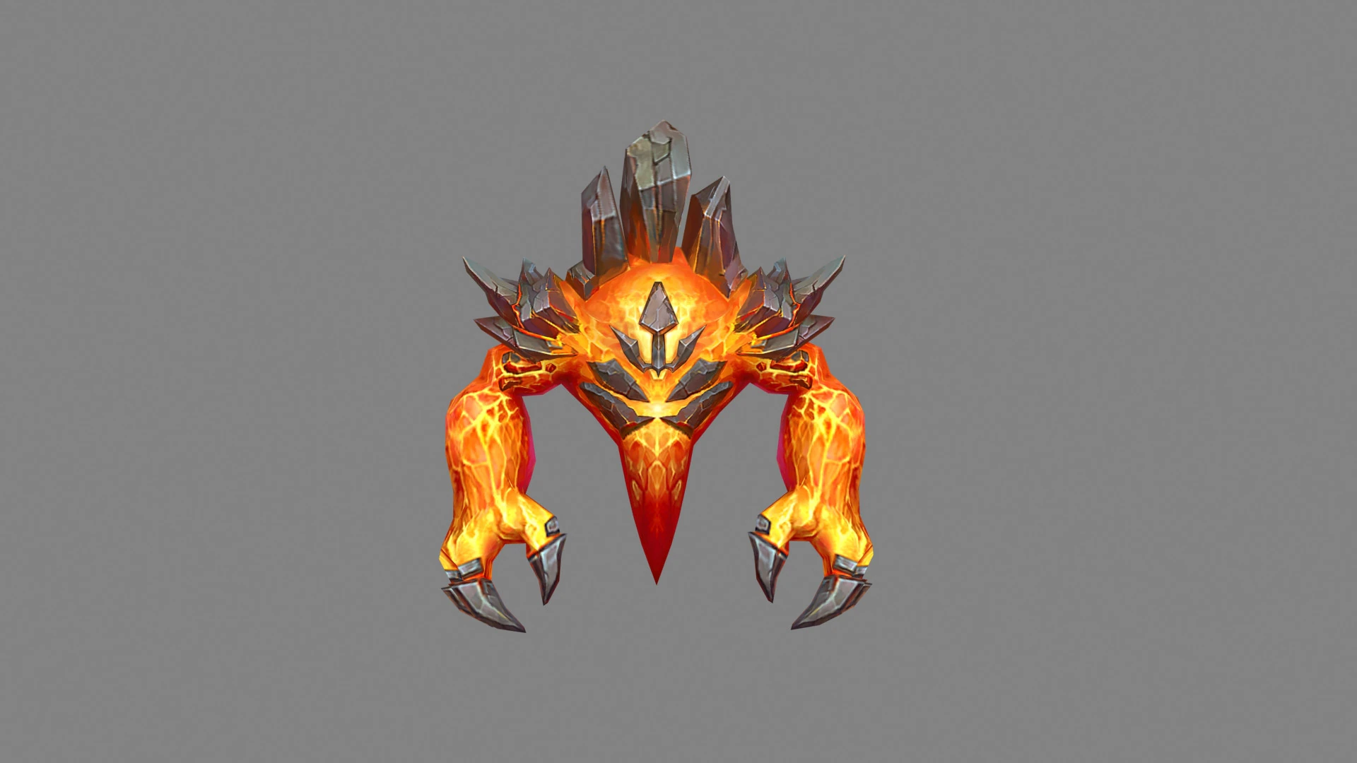 Cartoon Balrog - stone monster - rock devil 3D Model .c4d .max .obj .3ds .fbx .stl .blend 