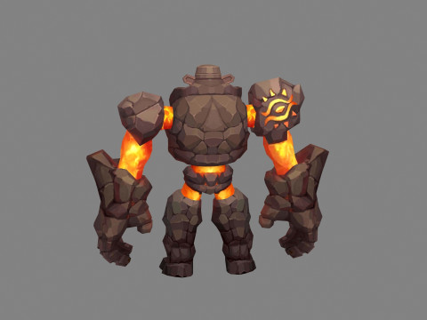 Balrog - humanoid stone monster - rock devil 3D Модель