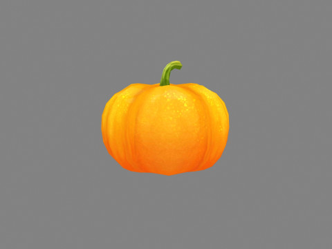 Cartoon Smiley Pumpkin - Smile Modèle 3D