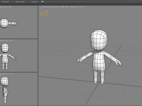 Cartoon mummy boy Modelo 3D