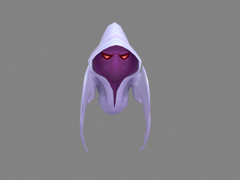Cartoon white ghost - Reaper 3D 모델
