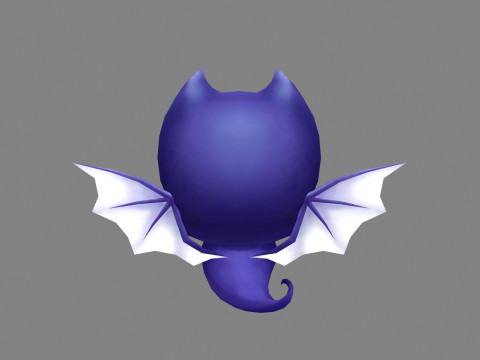 Cartoon ghost demon - vampire 3D Модель