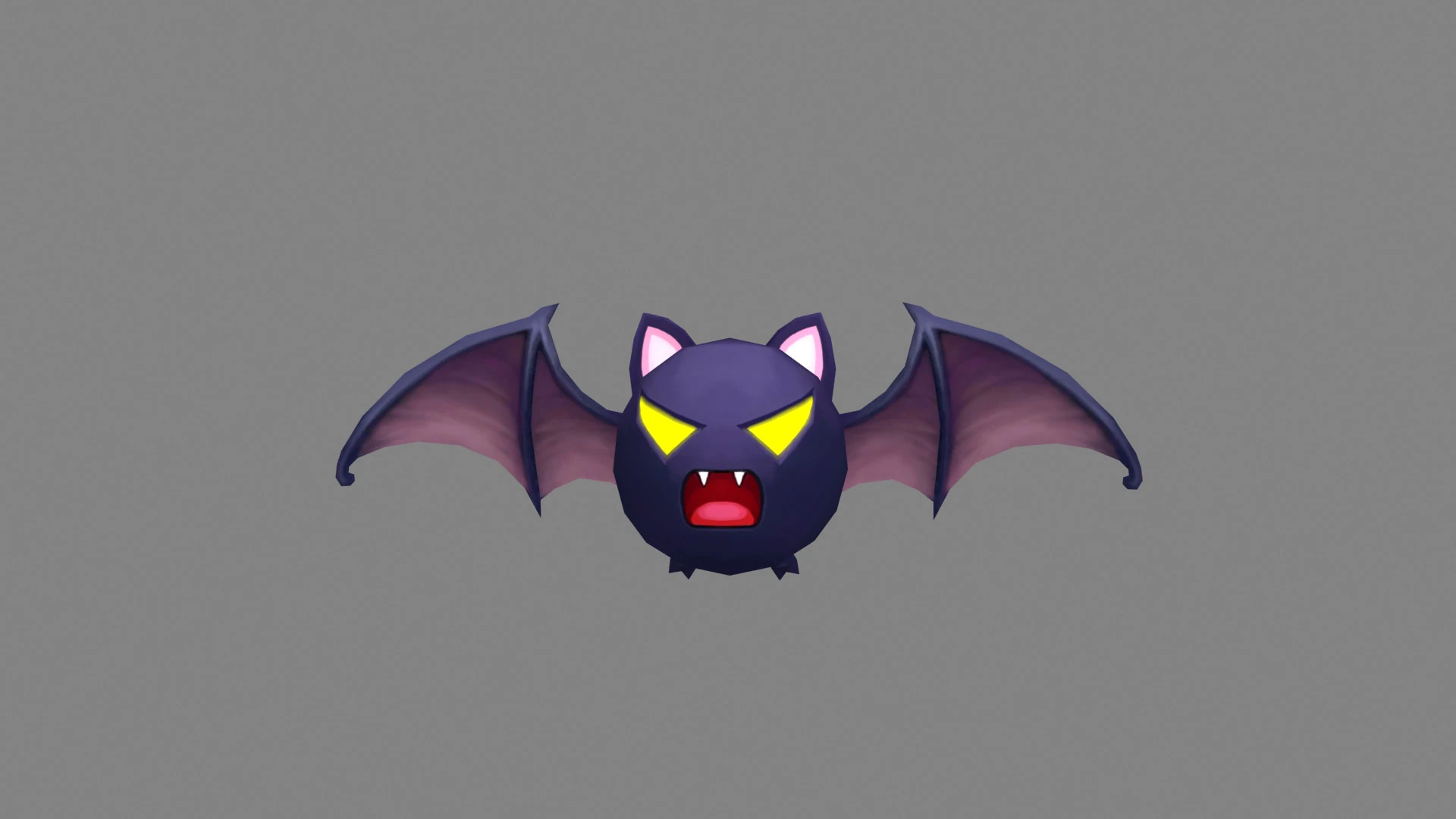 Cartoon bloodsucking bat 3D Model .c4d .max .obj .3ds .fbx .stl .blend