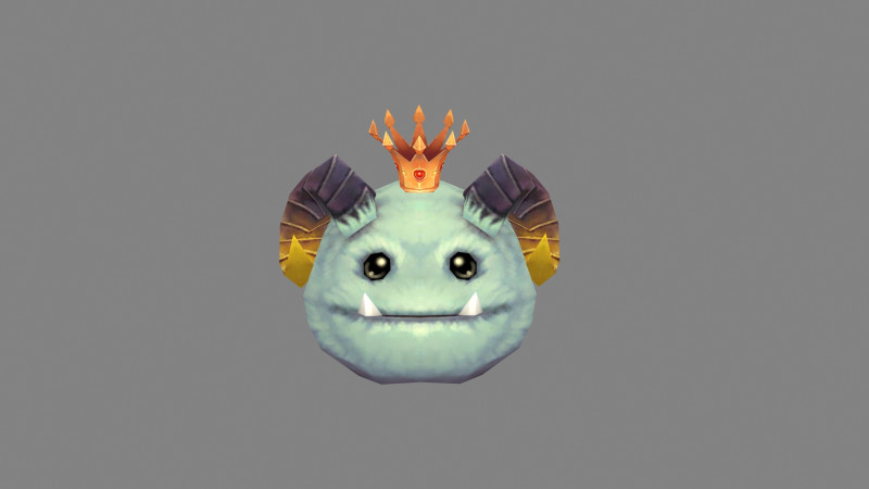 Shofar Demon King - Hairy monster 3D Модель .c4d .max .obj .3ds .fbx .stl .blend 