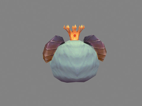 Shofar Demon King - Hairy monster 3D Модель