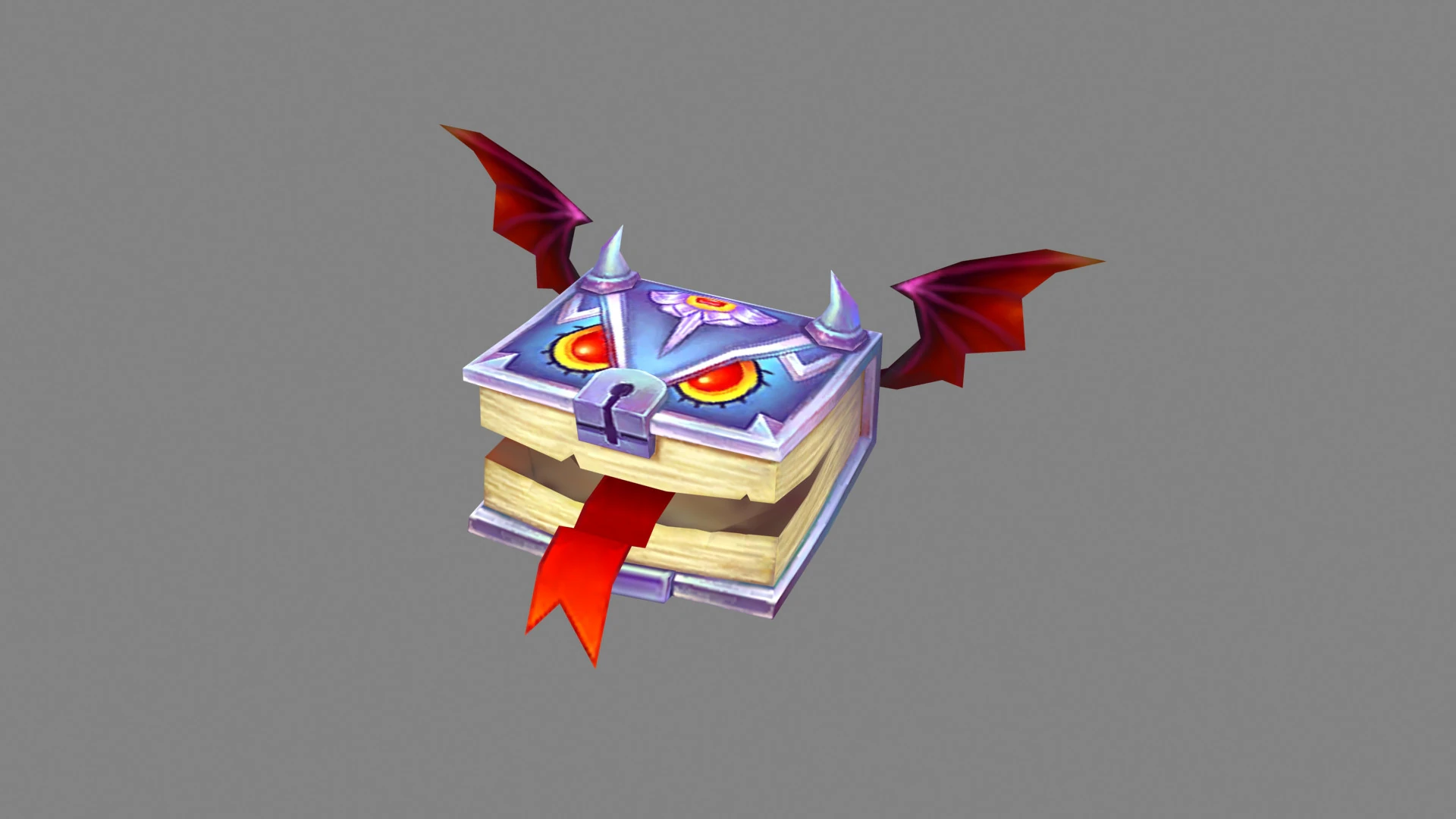 Potw&oacute;r z magicznej książki z kresk&oacute;wek Model 3D .c4d .max .obj .3ds .fbx .stl .blend 