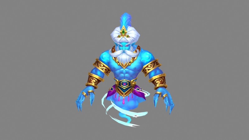 Cartoon magic lamp - Fairy tales 3D Model .c4d .max .obj .3ds .fbx .stl .blend 