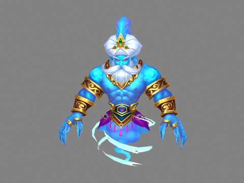 Cartoon magic lamp - Fairy tales 3D 모델
