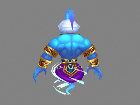 Cartoon magic lamp - Fairy tales 3D Model