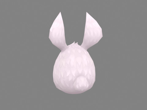 Cartoon chicken head bunny monster 3Dモデル