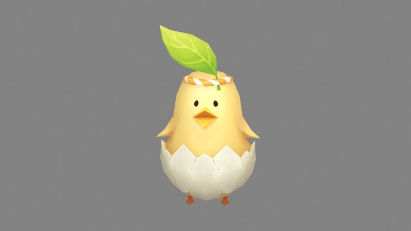 Cartoon new born chick - newborn bird Modèle 3D .c4d .max .obj .3ds .fbx .stl .blend 