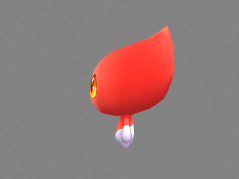 Cartoon flame monster - Balrog 3D Model