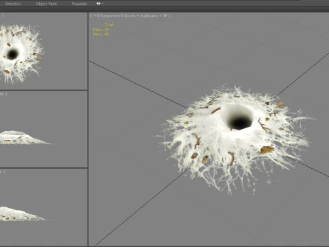 Wormhole - spider cave - lair 3D Model