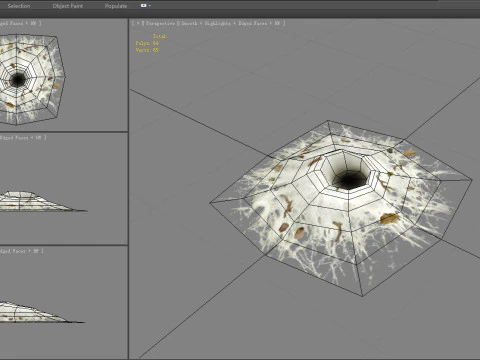 Wormhole - spider cave - lair 3D Model